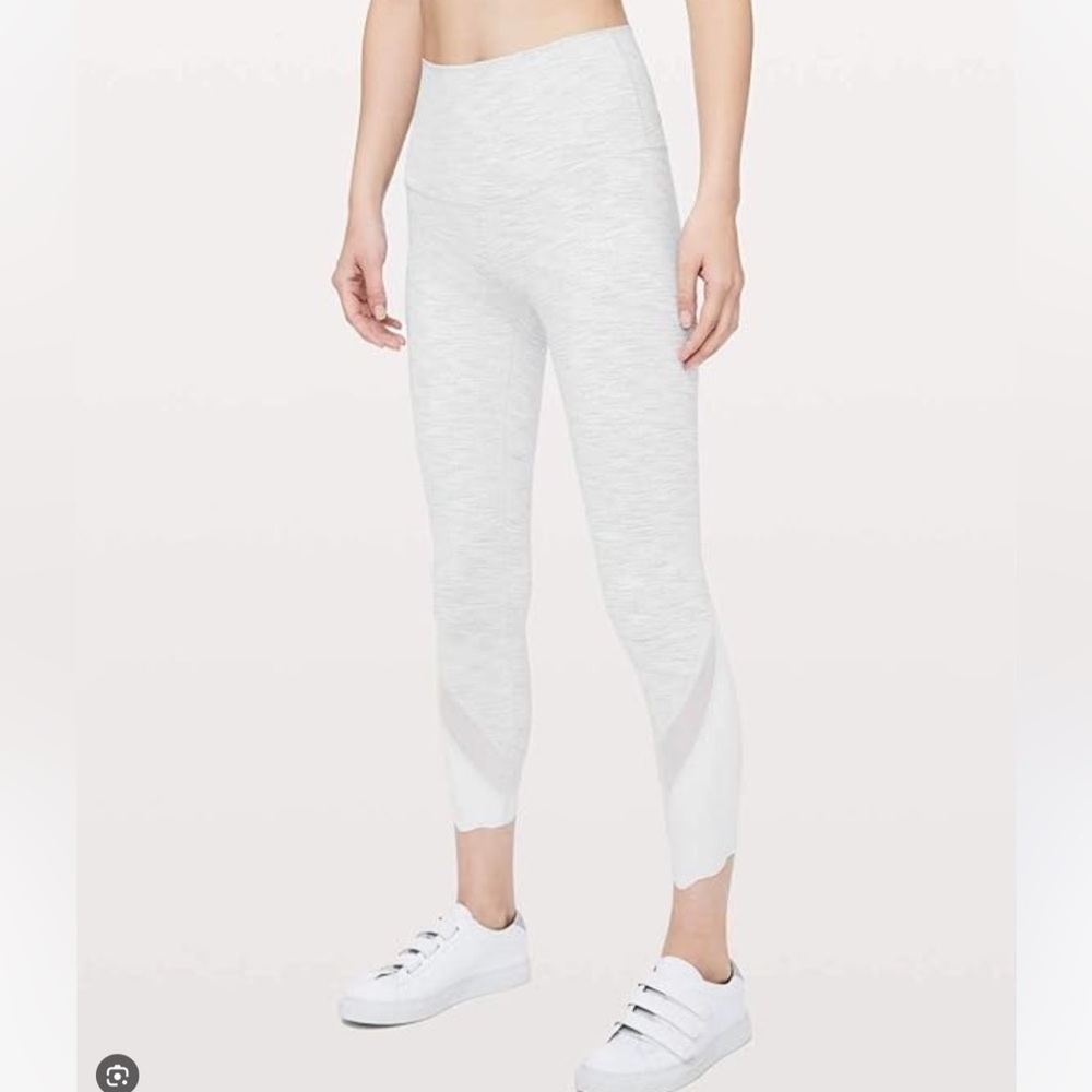 Lululemon Wunder Under Scalloped Hem High-Rise Crop ‘23 in Space Grey